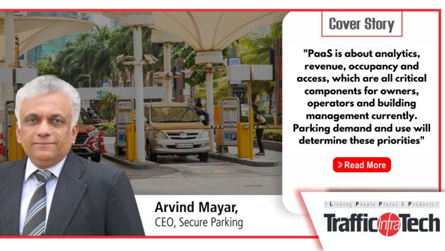 Cover Story - Parking as a Service by our CEO Mr. Arvind Mayar